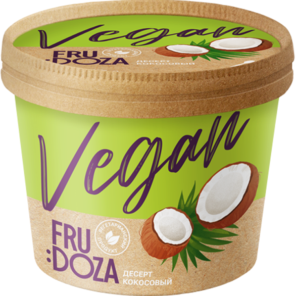 «FRUDOZA VEGAN» десерт вегетарианский кокосовый «FRUDOZA VEGAN» десерт вегетарианский кокосовый